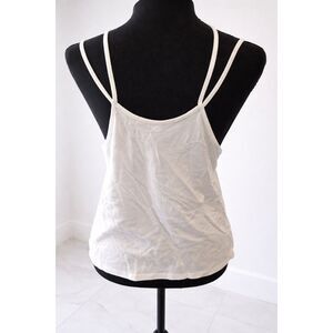 Threads 4 Thought Tank Top Women Size S White Sleeveless Casual Lightweight